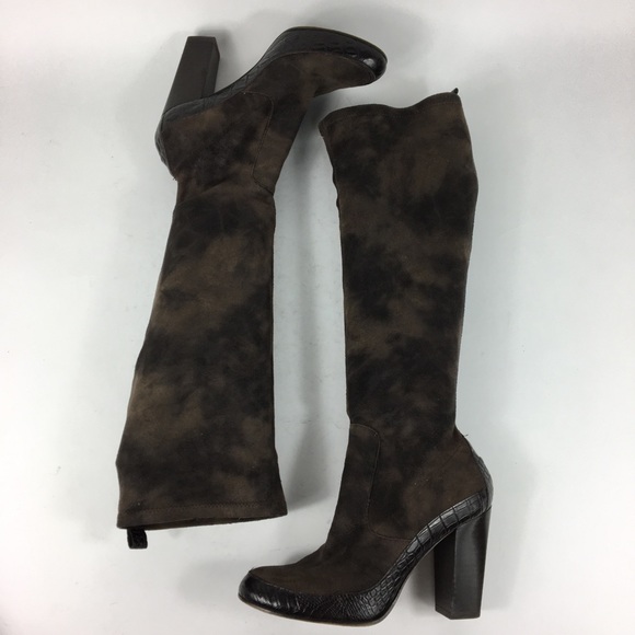 Shoes - Donald J Pliner Women's Croc Embossed Chenia Boots